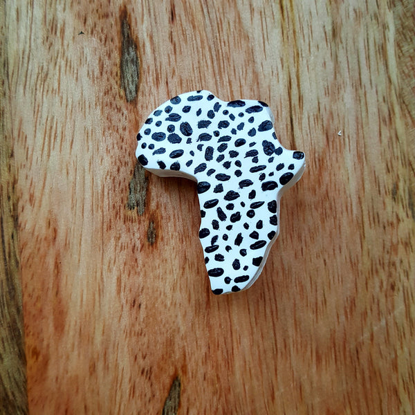 Black + White Africa Pin
